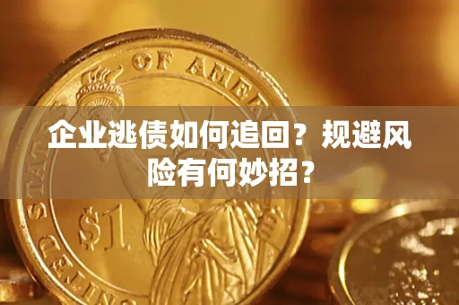 北京企业逃债如何追回？规避风险有何妙招？