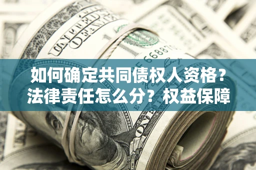北京如何确定共同债权人资格？法律责任怎么分？权益保障技巧揭秘！