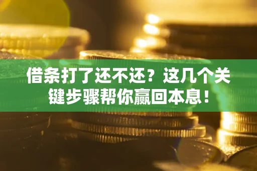 北京借条打了还不还？这几个关键步骤帮你赢回本息！