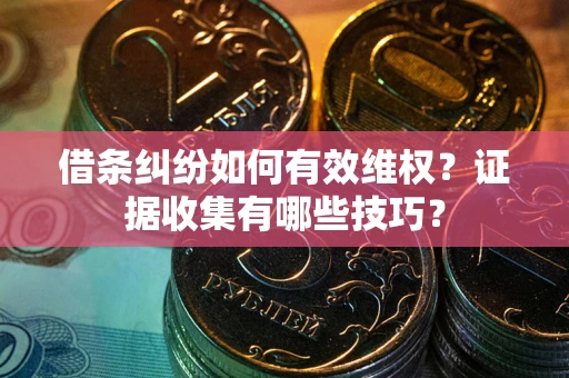 北京借条纠纷如何有效维权？证据收集有哪些技巧？