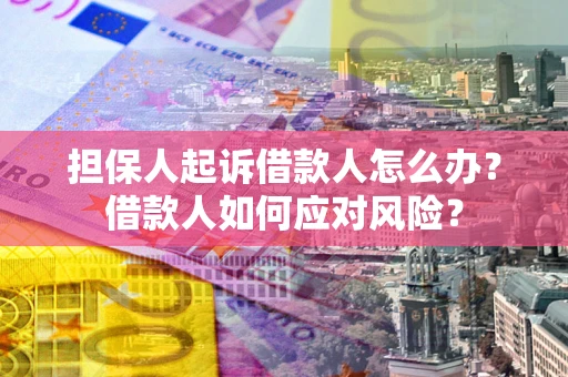北京担保人起诉借款人怎么办？借款人如何应对风险？