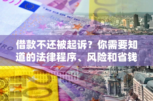 北京借款不还被起诉？你需要知道的法律程序、风险和省钱技巧