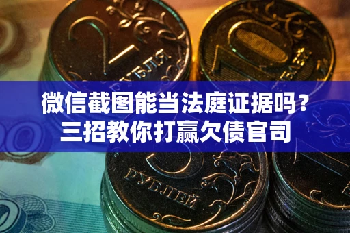 北京微信截图能当法庭证据吗？三招教你打赢欠债官司